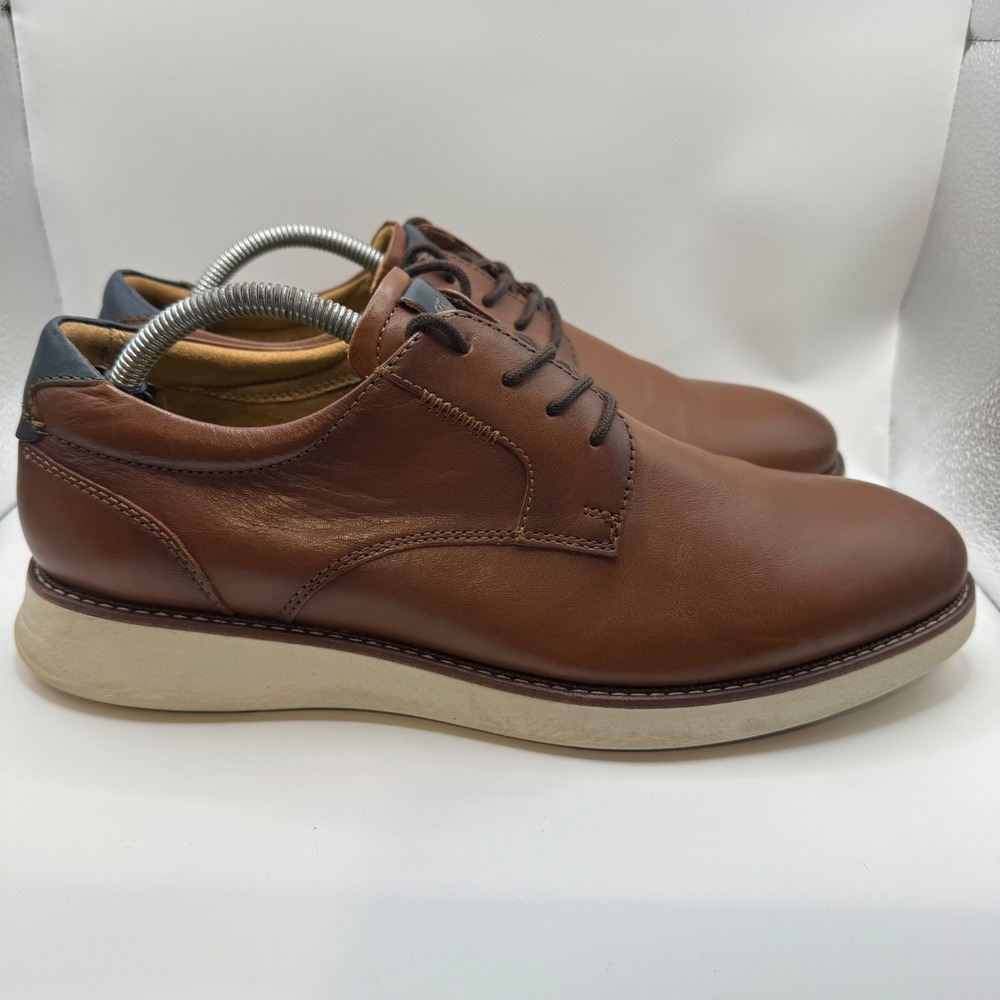 Florsheim 10M Oxford Shoes Mens Brown Leather Comfortech Flexsole 14401-229